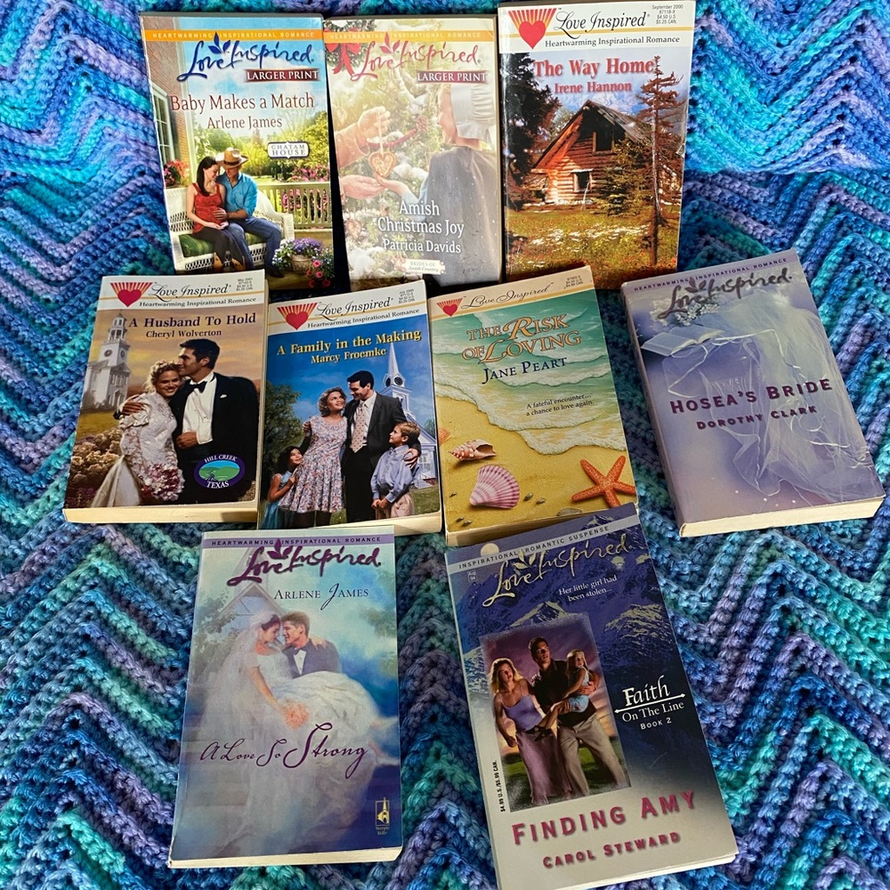 Collection of 9 “Love Inspired” Paperback Books